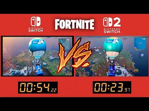 Fortnite Loading Time Comparison – Nintendo Switch 1 vs Switch 2 (Docked + Handheld Test)