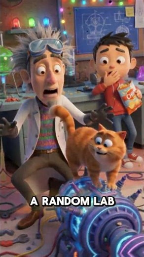 What happens if your BRAIN swaps to a CAT...Dr.Grim Invent Mind Swaps Helmet #cartoonshorts