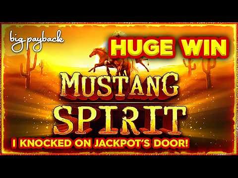 OMG Insane! → BETTER THAN JACKPOT on Mustang Spirit Slots!