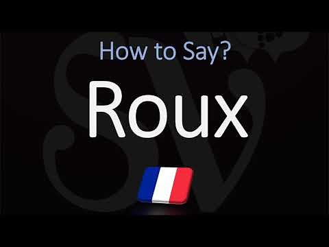 How to Pronounce Roux? (CORRECTLY)
