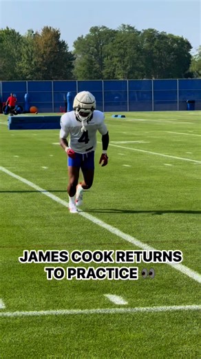 Buffalo Bills RB James Cook is back at practice on Tuesday #BillsMafia | 7 News WKBW