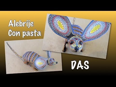 Alebrijes 3/3. Modelado con pasta Das