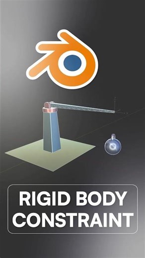 rigid body constraint point option in blender #shorts #blendertutorial #shortvideo