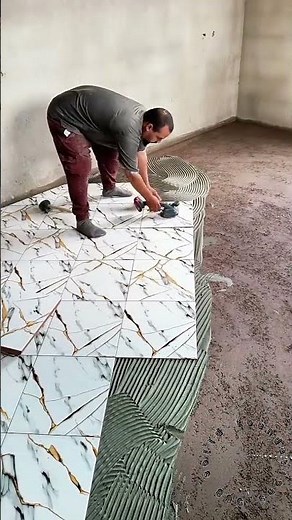 Install tiles in such a way that everyone is compelled to praise them#tileinstallation #tiles #shots