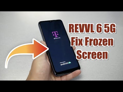 Revvl 6 5G How to fix frozen screen for metro by T-mobile