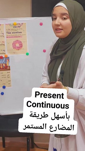 57K views · 721 reactions | Present Continuous المضارع المستمر | English with Amira Rashad أميرة رشاد | Facebook