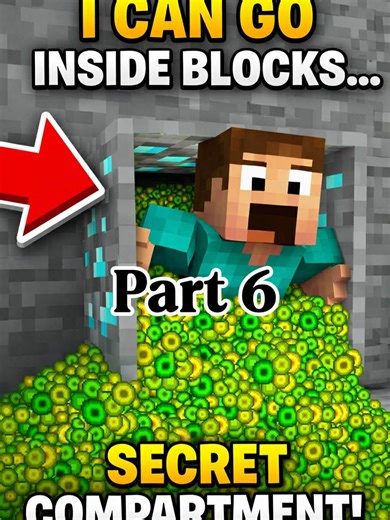 Minecraft Adventure: Exploring Inside Blocks