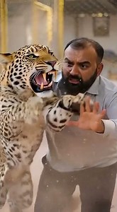 1 Second Before Leopard Attack! 😳 Man vs Leopard Encounter