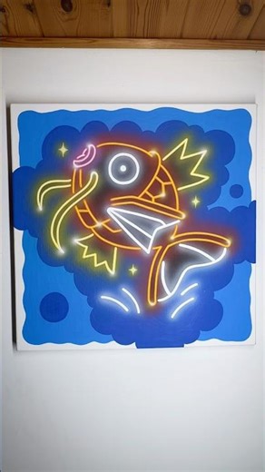 Neon Magikarp Painting!
