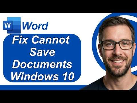 How To Fix Microsoft Word Cannot Save Document In Windows [2026 Guide]