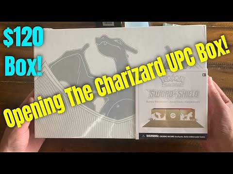 Opening The $120 Charizard Sword & Shield Ultra Premium Pokemon Collection Box With My Girlfriend!