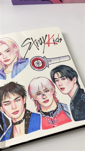 drawing straykids lightstick #straykids #skz #kpop #sketchbook #fanart