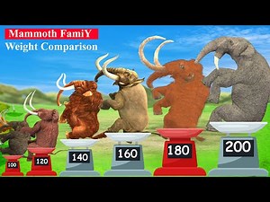 Types of Mammoths Size Comparison | Woolly, Columbian & Biggest Prehistoric Giants Ever!