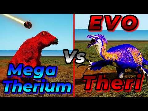Megatherium Vs Antrodemus | Ark Survival Ascended | Ark Mods | Ark Battles | Gameplay