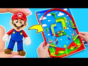 DIY Cardboard Mario Pinball Machine ✂️ So Easy, SO FUN!