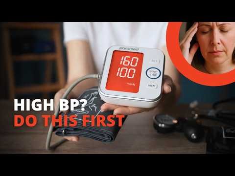 What To Do If Your Blood Pressure Is 160/100 at Home