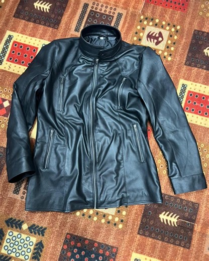 Handmade Leather Moto Jacket | Women's Stand-collar Biker Coat - Etsy