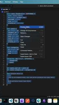 Desain Database di VSCode? DBML Previewer! #coding #programming #python #javascript #excel #code