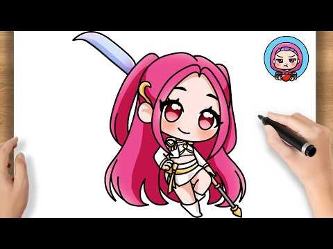 How to Draw Chibi Mira Golden Outfit | Kpop Demon Hunters Step by Step