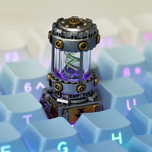 Biohazard Lab Capsule Artisan Keycap Mechanical Keyboards Handcrafted Resin Reactor Key Sci-fi RGB Glowing ESC Key Upgrade Keyboard Fan Gift - Etsy