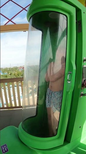 Scary Trapdoor Water Slide at Aquatica Orlando #shorts