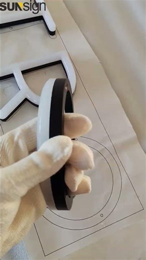 Light up faux neon sign letters