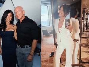Jeff Bezos' fiancée brushes off inauguration outfit backlash