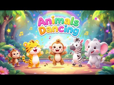 Happy Animals Dance Show | 3D Cute Cartoon | Funny Dancing Animals