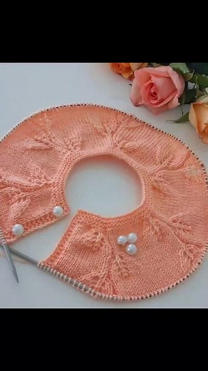 Handmade Knitted Baby Bibs in Beautiful Colors