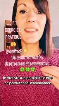 EFT abondance partie 2 #eft #tapping #affirmations #abondance