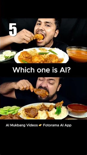 Real or AI viral ASMR AI mukbang video generator tutorial