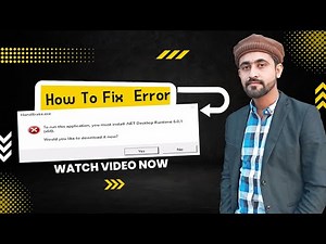 To Run this Application you must Install Net Desktop Runtime 6.0.1 Handbrake Error
