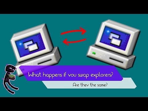 What if you swap Windows 95 and Windows 98 explorers?