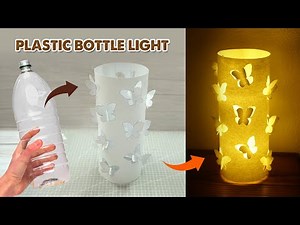 💡 Best of Plastic Bottles Craft Ideas | Easy Lamp with plastic bottle | ​​Recycling plastic bottles