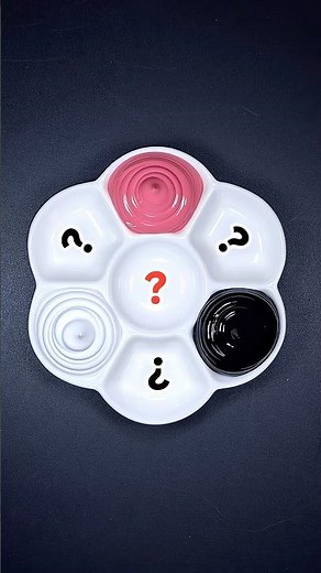 Black + Pink + White = Colors ? #colormixing #shots #colorzara