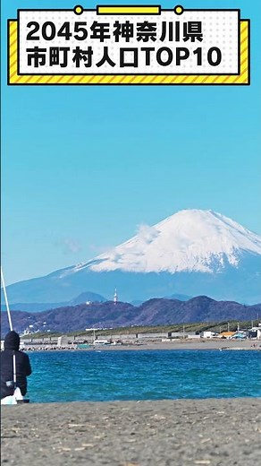 2045年神奈川県の市町村人口TOP10