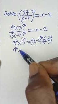 How to Manipulate Exponential Equation || Nice Algebra Skills