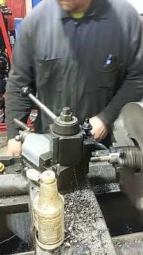 Threading a small cylinder rod using the pull out method like Josh Topper teaches. Works great!