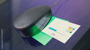 Professional calibration device measuring modern monitor colors. A Tristimulus colorimeter, colloquially shortened to colorimeter, is used in digital imaging, to profile