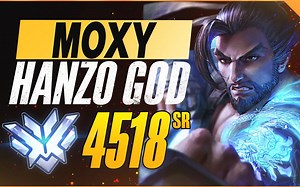 【守望先锋·M0XY】翻身腾挪 人箭合一！！美服百强半藏M0XY直播精彩集锦！