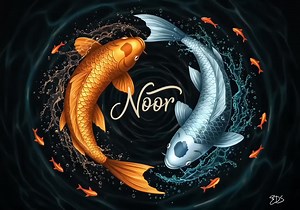 Koi Fish in Yin-Yang Formation: Symbolism and Beauty