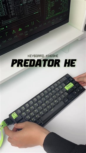 คีย์บอร์ด SARU PREDATOR KX69 HE: ดีไซน์เทพและฟังก์ชันล้ำ!