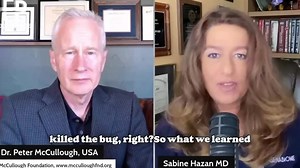 Dr. Peter McCullough asks Dr. Sabine Hazan| "Can stress cause a stomach ulcer?"