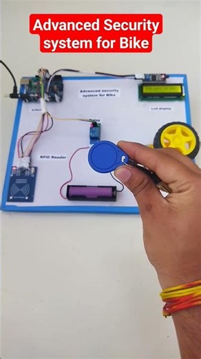 Adavanced security system for Bike | Bike security system | Engineering project