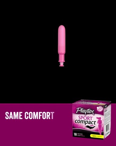Watch Playtex Sport Regular Absorbency Compact Tampons with Flex-Fit Technology on Amazon Live