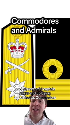 The historical origins of senior naval ranks #navy