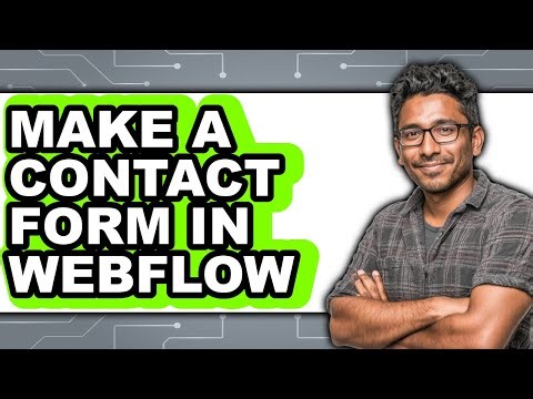 How to Make a Contact Form in Webflow (only Way)
