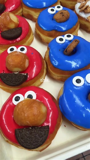Elmo and squad are back! . . . . #donuts #foodie #Happy #holiday #treats