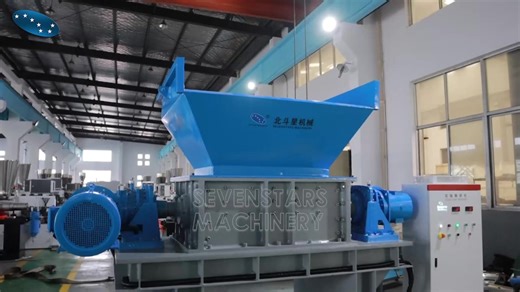 Waste Plastic Double Shaft Shredder Shredding Recycling Machine Industrial Recycling Machine