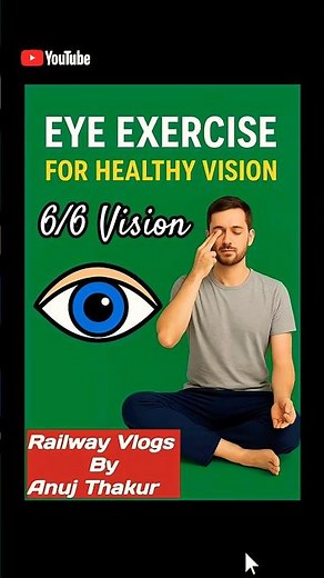 Eye Exercises For Clear Vision in 7 days ।6/6 vision #eyeexercise #healthyeyes #eyevision #eyestress